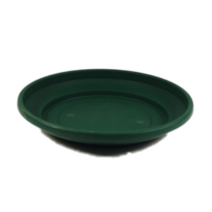 Unbranded Plastic Saucer Green 32cm