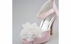 Unbranded Platform Pumps Satin Stiletto Heel Pumps Pink