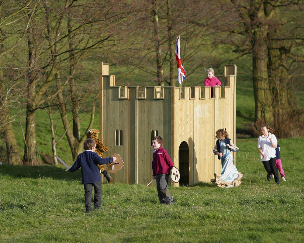 Unbranded Play Castle Playhouse with Slide