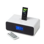 The OTTAVO model 1040 audio speaker charging dock station with Alarm clock does it all great sound q