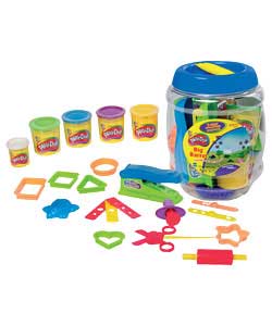 The Big Barrel playset offers moulding, cutting and extruding play in lots of different ways. The