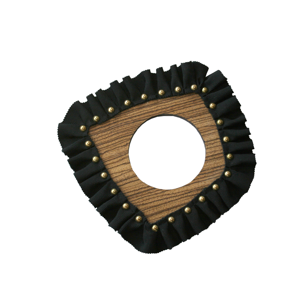 Unbranded Pleated Wooden Bangle - Dark