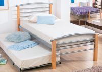 Guest/single option only available with mattresses,  Lift and lock action for height. A fabulous,