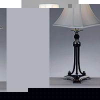 Unbranded PM00031 TL - Chrome and Black Table Lamp