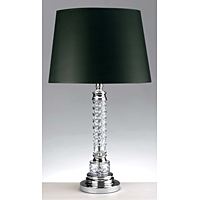 Unbranded PM00034 TLCH - Chrome and Glass Table Lamp