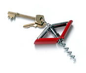 Pocket Corkscrew Keyring by Suck UK