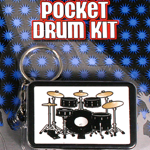 Unbranded Pocket Drum Kit Keyring
