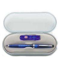 Victorinox classic penknife and Cross pen