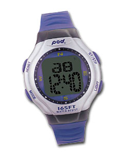 Pod Alarm Chronograph Watch