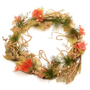 Poinsettia Wreath