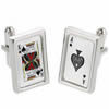 Unbranded Poker Cufflinks - Black Jack