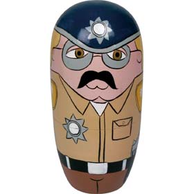 Policeman Stripping Russian Doll