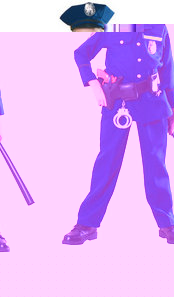 Unbranded POLICEMAN WITH BELT