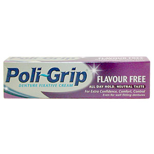 Poligrip Flavour Free - size: 40g