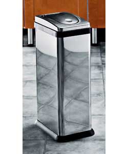 Stainless Steel with mirror finish. 20 litre capacity. Removable inner. Size (H)59.5, (L)23,