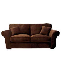 Unbranded Polly Large Sofa Chocolate