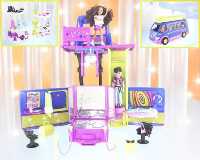 Dolls Clothes and Accessories - Polly Pocket Club Groove Par-Tay Bus