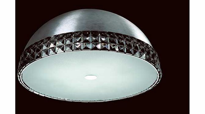 Unbranded Polo Dome Shaped 5 Light Flush Fitting - Chrome