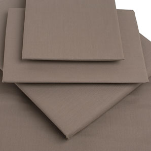 Polycotton Fitted Sheet- Mocha- Double