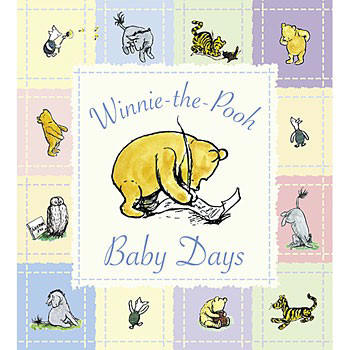 Beautiful Pooh Bear Baby Days book is ideal for recording special memories of babys early days and