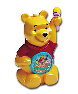 Pooh Microphone Clock