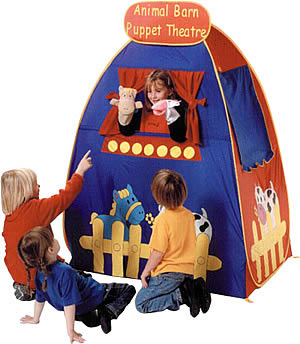 Pop-up Animal Barn Puppet Theatre