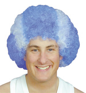 An alternative to the regular pop wig. Great as a football supporters wig! Choose from 6 different d