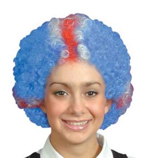 An alternative to the regular pop wig. Great as a football supporters wig! Choose from 6 different d