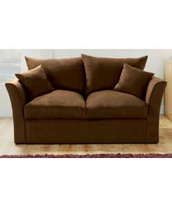 Unbranded Poppy Foam Sofabed - Chocolate