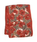 Unbranded POPPY SILK SCARF