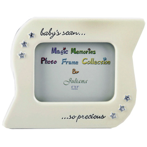 Unbranded Porcelain Baby Scan Photo Frame