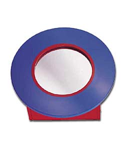 Porthole Single Mirror Door Cabinet.