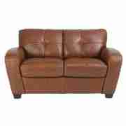 Unbranded Portobello Regular Leather Sofa, Cognac