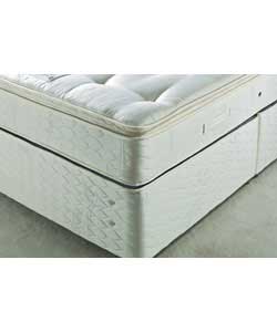 Lavish layers of surface upholstery provide exceptional comfort, while unique and patented spring