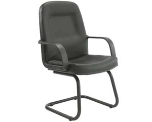 Unbranded Potenza leather visitor chair