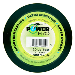 Unbranded PowerPro Braid Moss Green - 100yd - 10lb