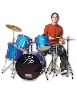5 Piece Full Size Drum Kit