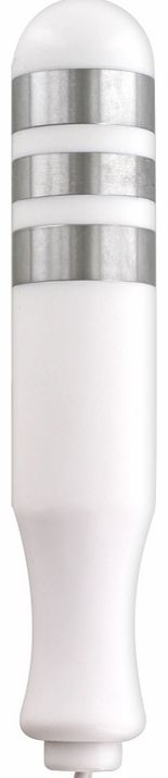 Long Classic Triple Ring Vaginal Probe. For use with EMG and STIM pelvic floor devices. 3 ring electrodes. Constructed from high quality stainless steel and ABS plastic. Lead wires included.