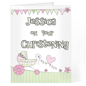 Unbranded Pram Bunting Card