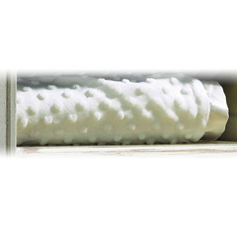 Unbranded Pram/Moses Basket Popcorn Blanket - Cream