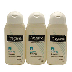 Unbranded Pregaine Clear Gel Shampoo Triple Pack