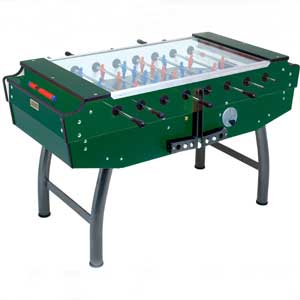 Premier Crystal Football Table Game in Blue