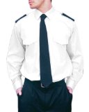 Premier Easycare Long Sleeve Pilot Shirt, White, 15.5