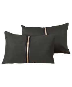 Unbranded Premium Brand Bolster Cushion Set - Black