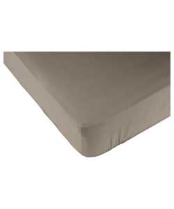 Unbranded Premium Brand Double Fitted Sheet Set - Stone