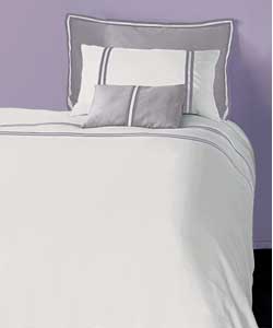 Unbranded Premium Brand Dove Cream Duvet Set King Size Bed