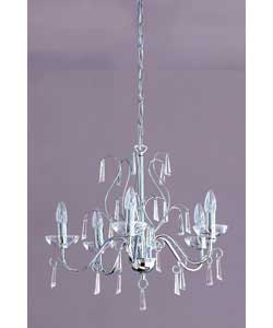 Unbranded Premium Collection Prima 5 Light Crystal Chandelier