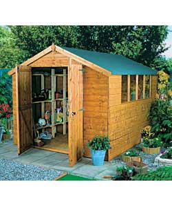 Tongue and groove roof.Tongue and groove depth 12mm.Supplied with factory applied basecoat.Top coat 