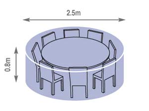 Unbranded Premium Large Round Table Set Cover