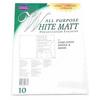 All purpose White Matt presentaion folder (pack of 10) 250gsm